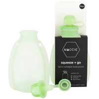 Maccie Refillable Food Pouch - Lime Green